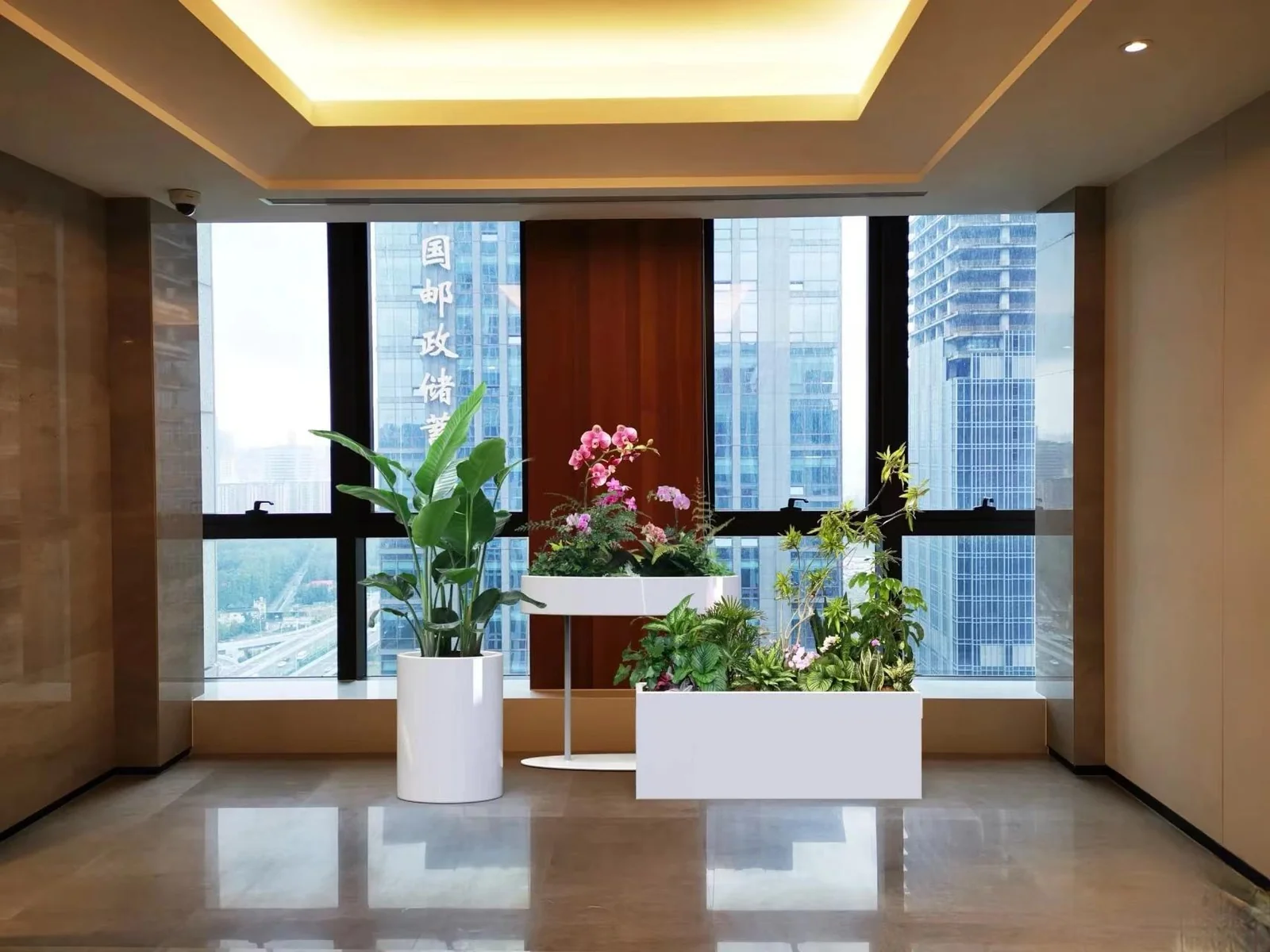 酒店空间绿植实景