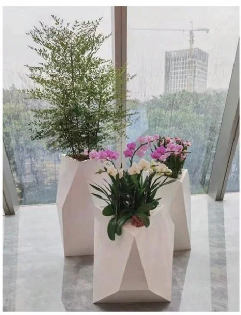 办公空间花器搭配